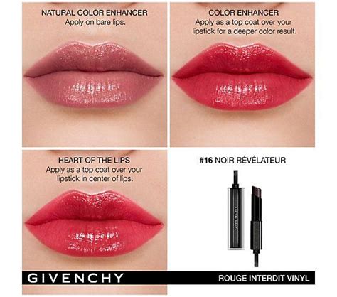 who was givenchy black magic lipstick made for|givenchy rouge interdit temptation lipstick.